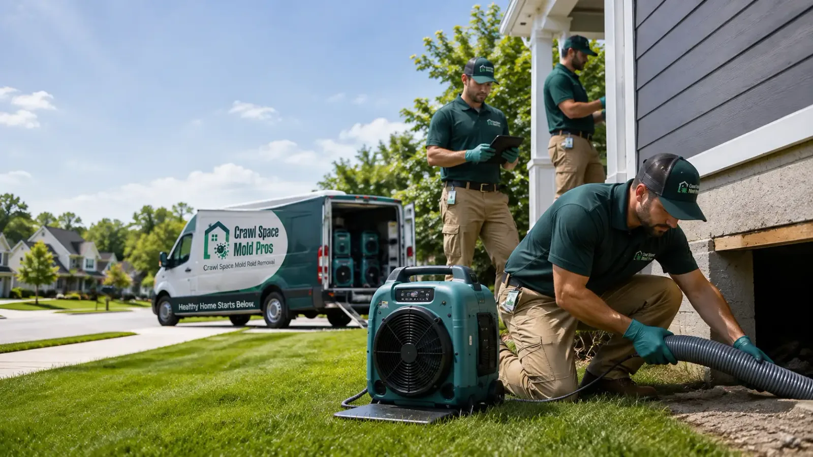 Crawl Space Mold Removal in West Valley City, UT